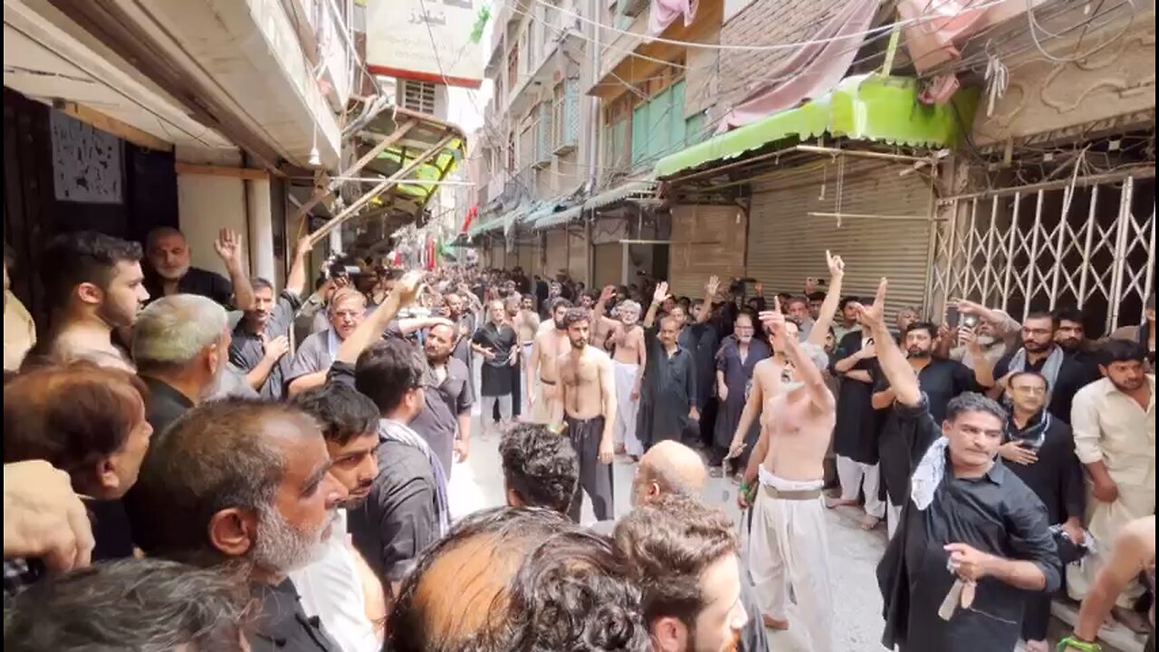 Zanjeer zani 10 muharram Peshawar