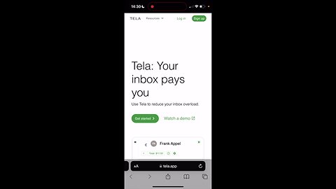 Demo: Tela for Consultants (mobile version)