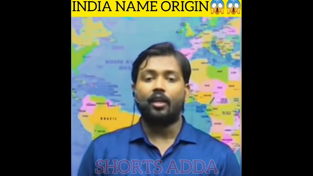 INDIA NAME ORIGIN EXCLUSIVE VIDEO