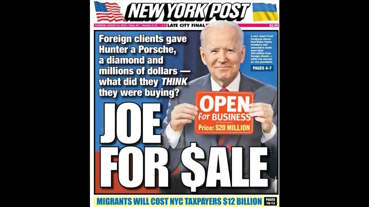 Biden Used FAKE NAME To Talk To Son Hunter’s Biz Partners & Make Secret Calls: Report 8-18-23 Hill