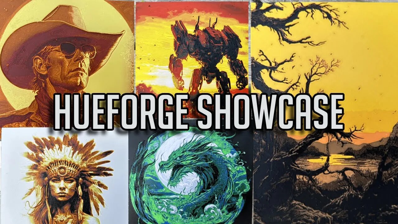 Hueforge showcase | Filament painting