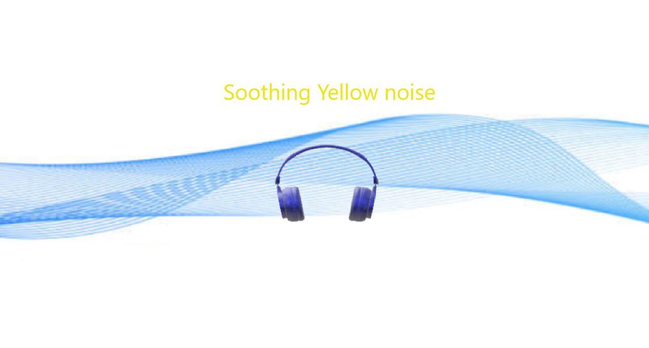 Soothing Yellow Noise, Ambient, Relaxing, Black screen..