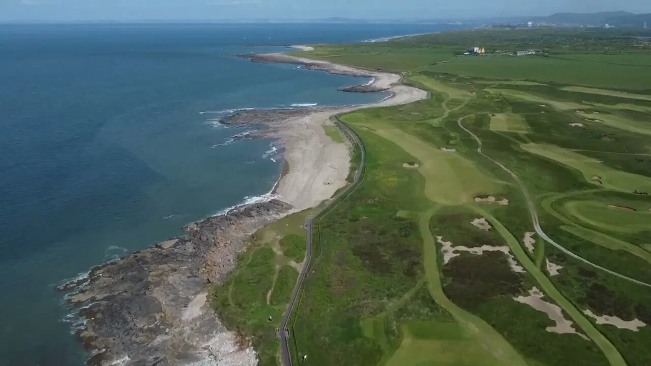Porthcawl Drone: Locks Common/Rest Bay/Royal Porthcawl G.C.