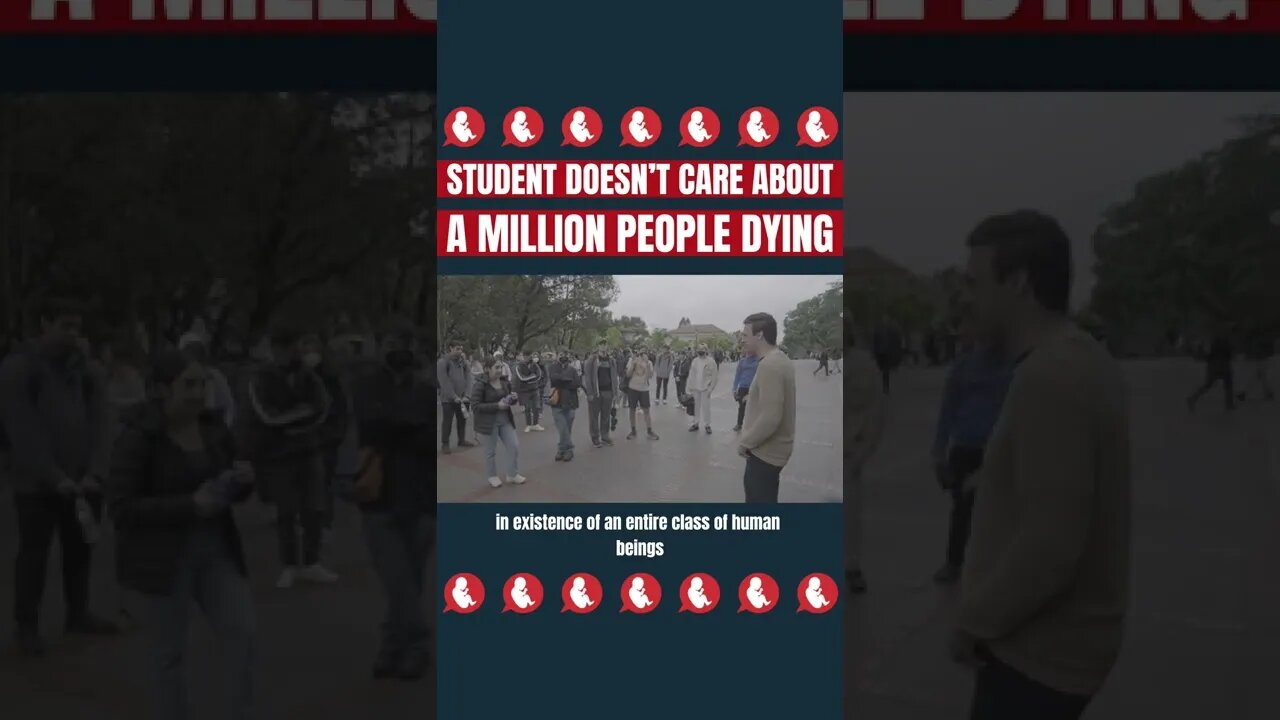 Student Doesn’t Care About A Million People Dying