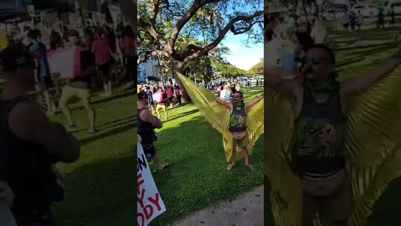 Waikiki Hawaii Death Cult Democrat Communist Abortion Rally (5/14/2022)