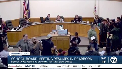 Board of education resumes in Dearborn