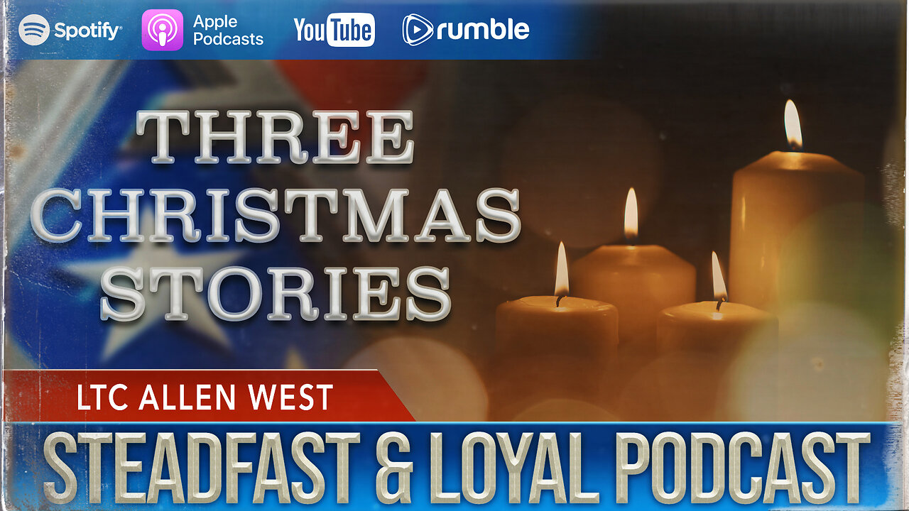 Allen West | Three December Stories | #MondayMonologue