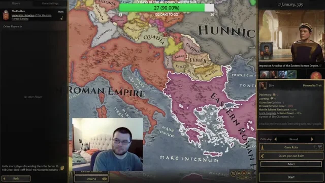 I won't be Streaming Wednesday so I'm doing CK3 today! Join me online!