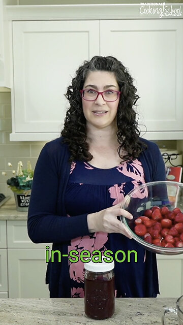 Making your own homemade jams and jellies is special. 🍓