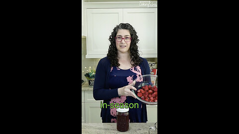 Making your own homemade jams and jellies is special. 🍓
