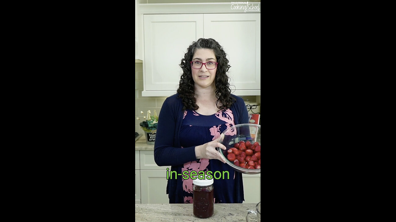 Making your own homemade jams and jellies is special. 🍓