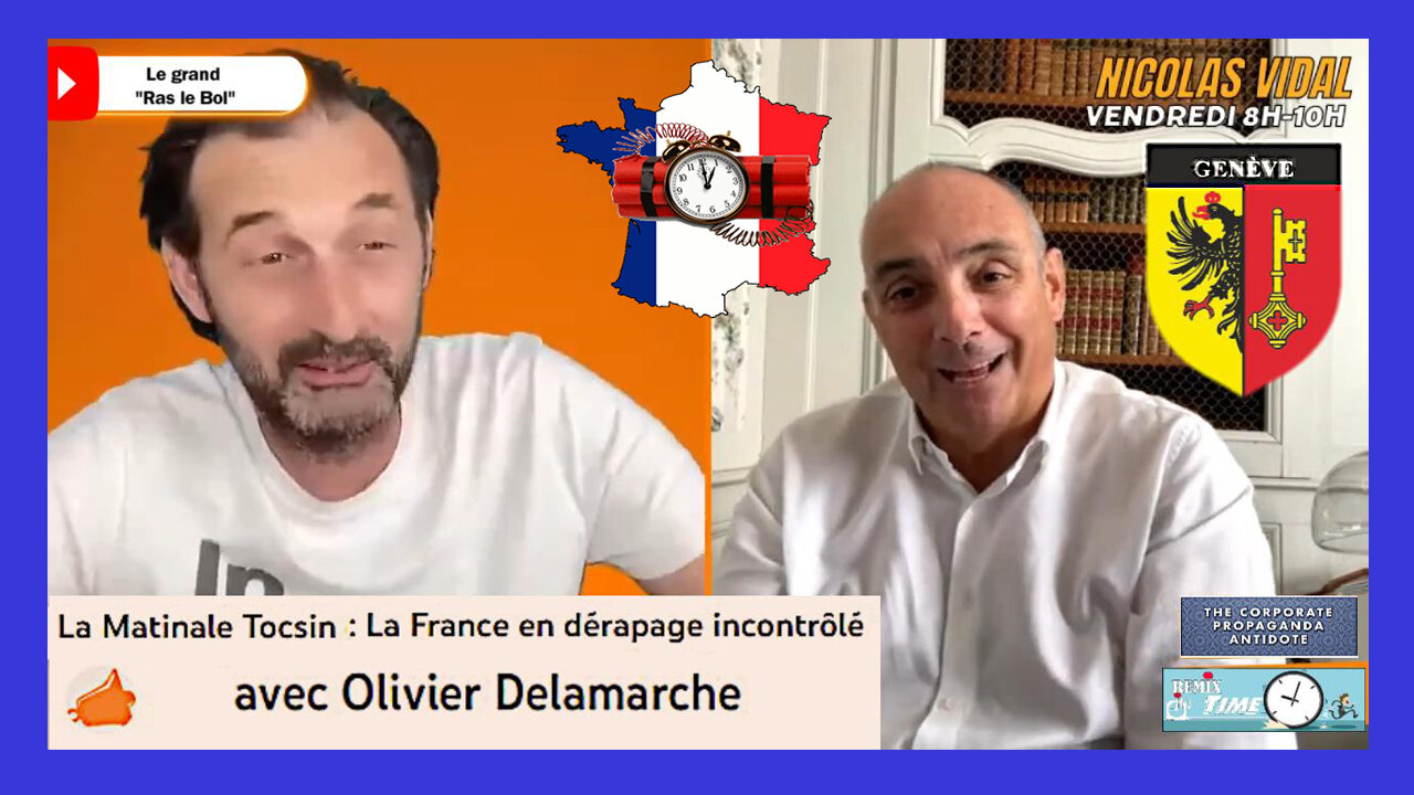 L'économiste et célèbre chroniqueur français Olivier DELAMARCHE "se casse" en Suisse ! (Hd 720)