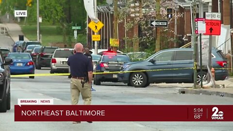 Three injured in shooting in Northeast Baltimore