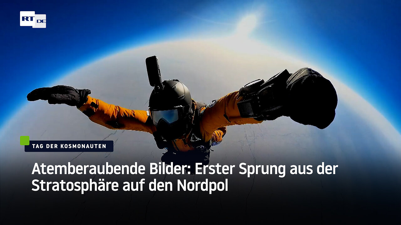 Atemberaubende Bilder: Sprung aus der Stratosphäre