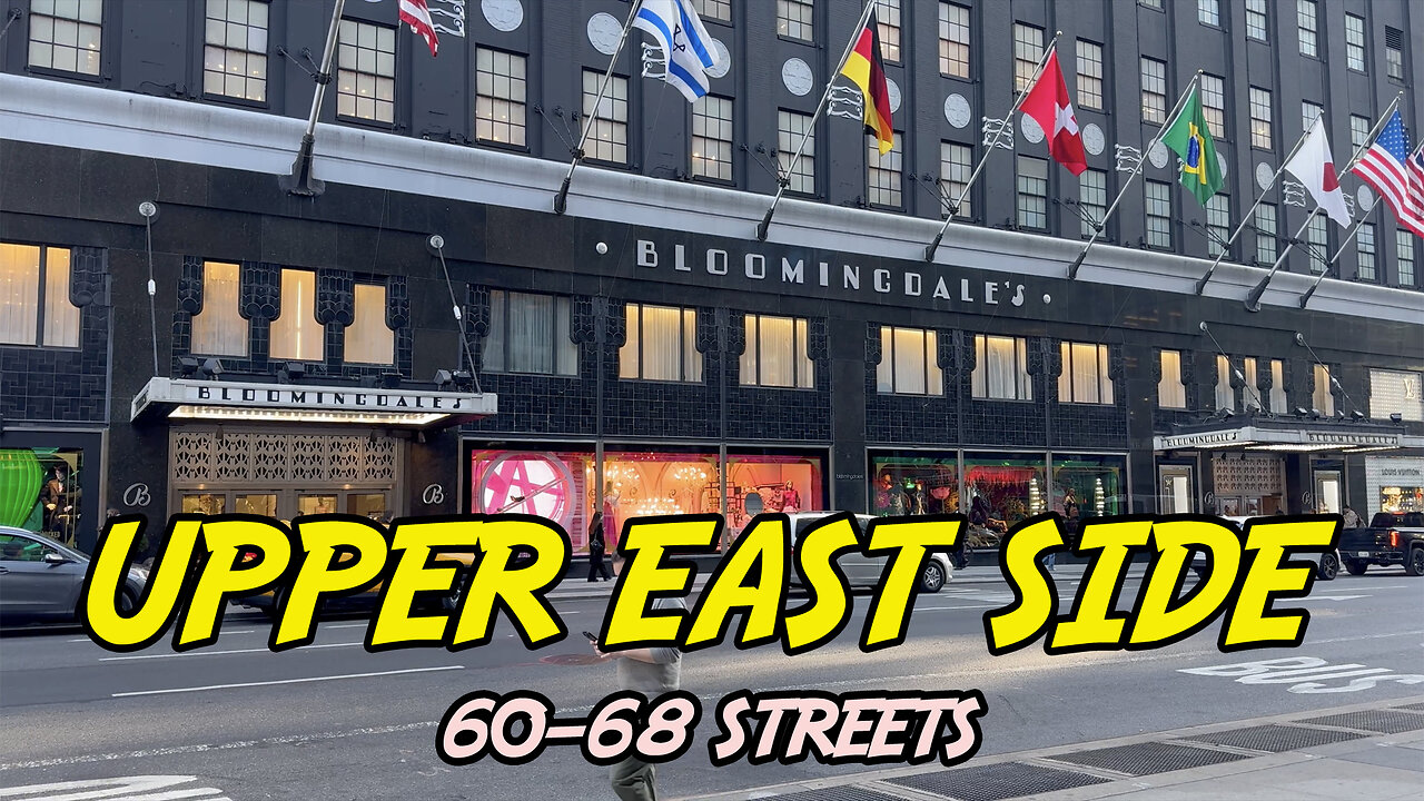 Upper East Side - 60-68 Streets - New York City - 4K