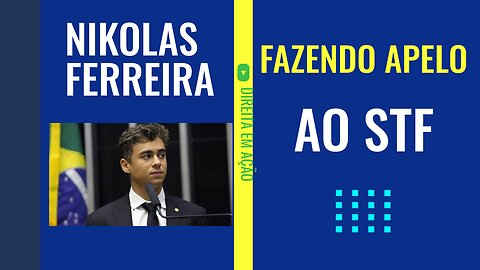 NIKOLAS FERREIRA FAZENDO UM APELO AO STF