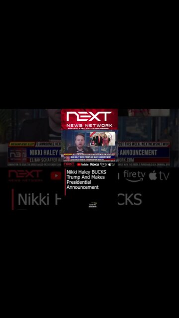 Nikki Haley BUCKS Trump And Makes Presidential Announcement #shorts