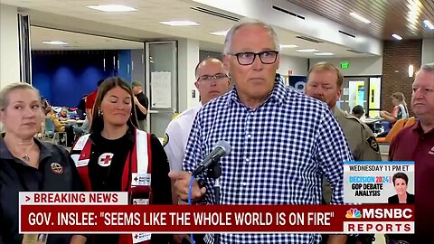 Like Clockwork: Governor Inslee blames 'Climate Change' for Maui Fire per his Handler's Demands 🌺🔥