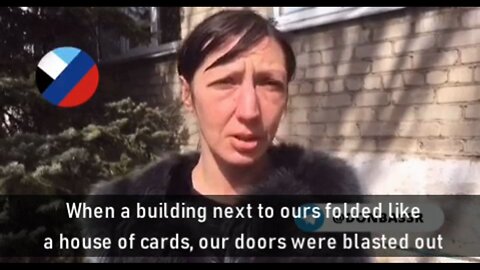 Azov bombed our city, crippled people, left children hungry, cold, without apartments, without anything."