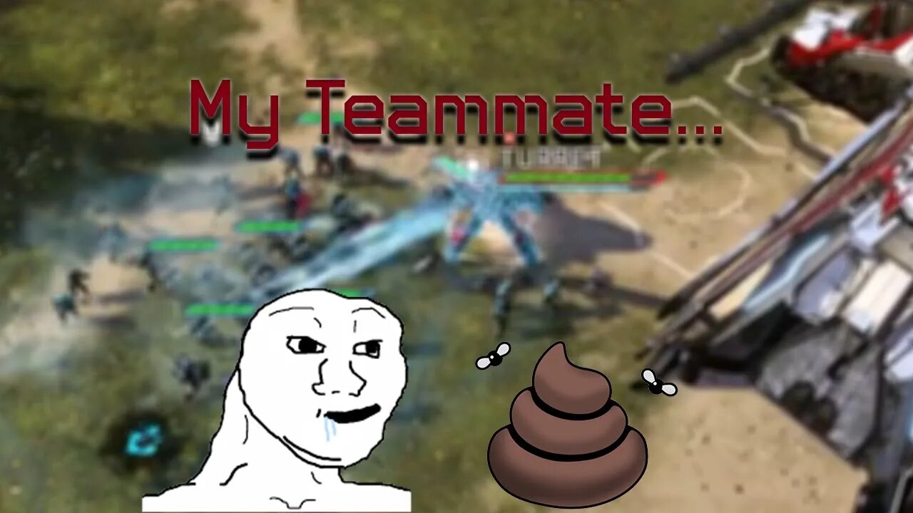 My Teammate Ate Poopoo And Couldn't Do Anything!!! [Halo Wars 2]
