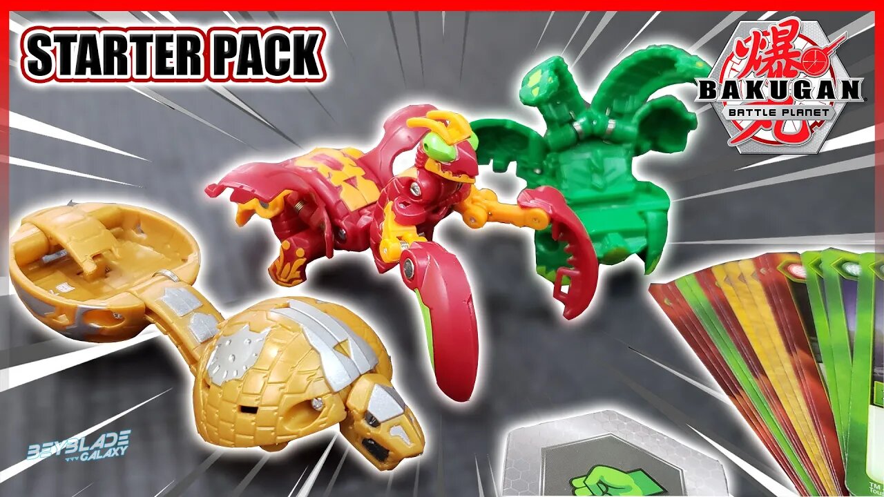 Abrindo PYRUS MANTONOID ULTRA - Starter Pack Bakugan Battle Planet