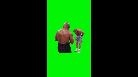 Jake Paul Bowing to Mike Tyson | Green Screen