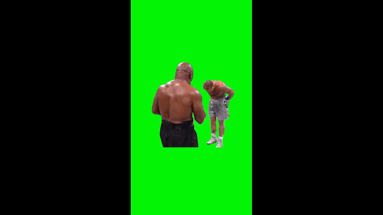 Jake Paul Bowing to Mike Tyson | Green Screen