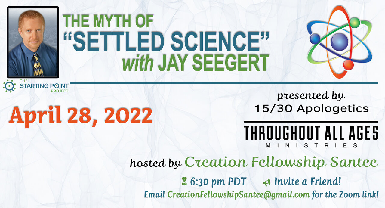 The Myth of Settled Science with Jay Seegert