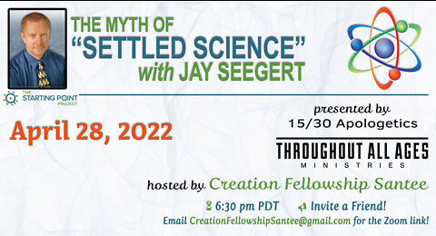 The Myth of Settled Science with Jay Seegert