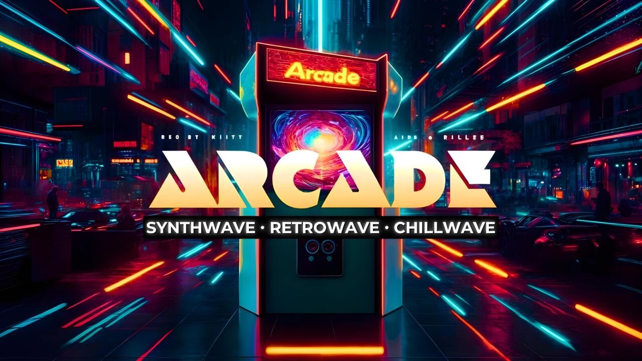 ARCADE MIX: Synthwave ∙ 80s Music ∙ Synthpop ∙ Retrowave ∙ Chillwave ∙ LOFI || (Suno AI + Kaiber AI)
