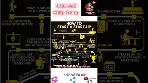 🔥How to start a startup🔥#shorts🔥#wildselfhelpgroup🔥30 April 2022🔥