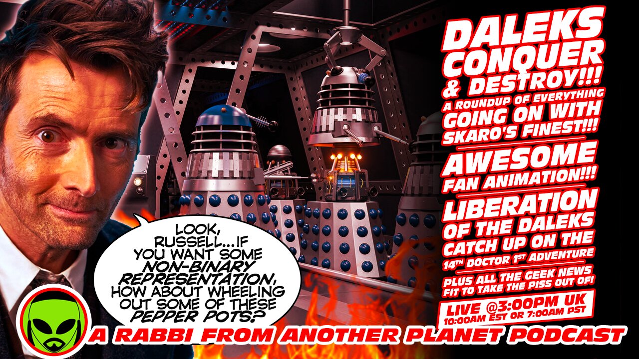 LIVE@3: DALEKS CONQUER AND DESTROY!!!! A News Round Up of the AWESOMEDoctor Who Monster!!!