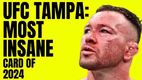 UFC TAMPA: ONE OF THE BEST FIGHT CARDS OF THE YEAR