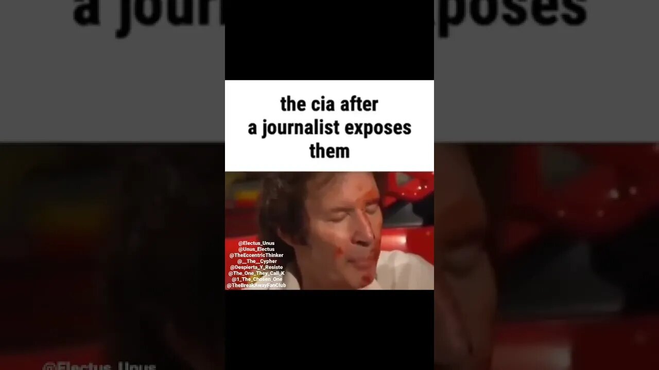The C.I.A. after a journalist exposes them