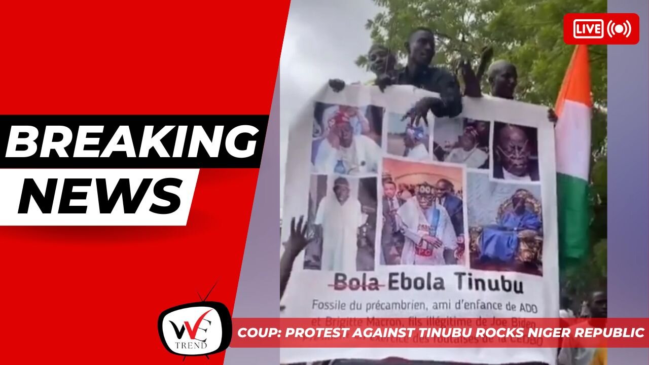 COUP: PROTEST AGAINST TINUBU ROCKS NIGER REPUBLIC