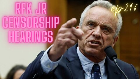 RFK Jr nearly censored during anti-censorship hearings INSANE