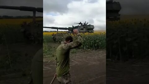 Polish 155 mm ACS AHS Krab in service with the Ukrainian army