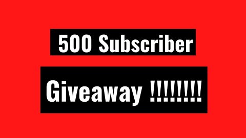 500 Subscriber Live Stream