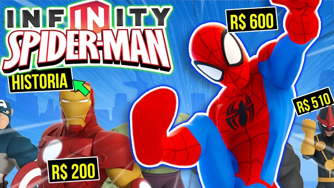 Jogo do Desenho do Homem Aranha que NINGUEM jogou | Disney Infinity - Rk Play