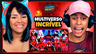 Aranha-Verso (Multiverso Homem Aranha) | RhubiFlow | [React em Casal] 🔥