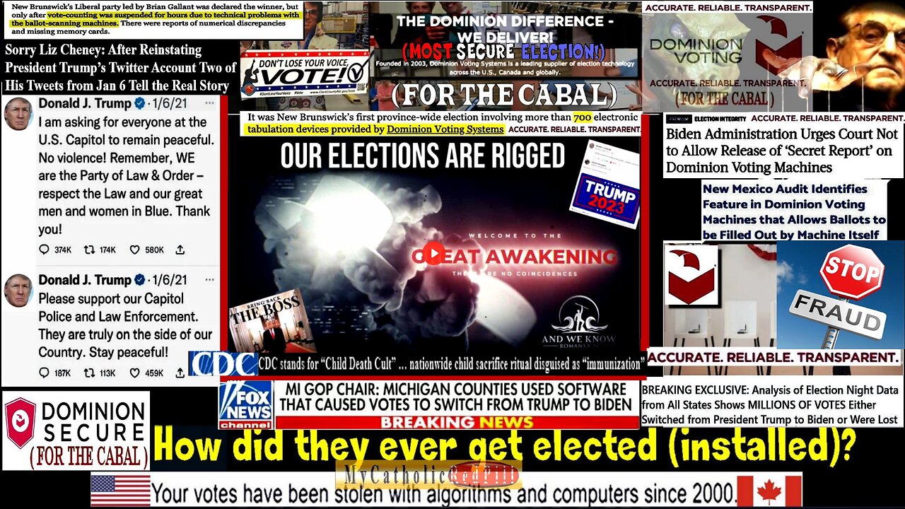 12.7.22: RIGGED elections! All caught in the act! 2020 still in play? RUSSIA bans immorality! PRAY!