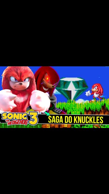 ORIGEM do KNUCKLES no SONIC 3 | Knuckles foi ENGANADO #shorts