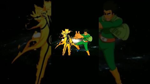 WHO IS STRONGEST?? - NARUTO VS GUY.#shorts