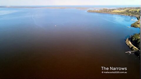 The Narrows Mallacoota fly over Winter 2020