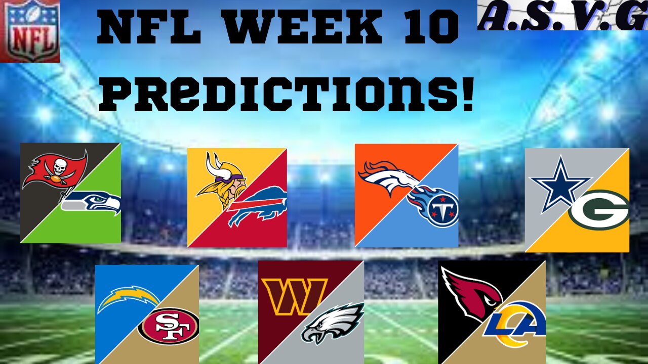 NFL PREDICTIONS - WEEK 10