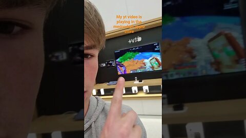 my youtube video played in the apple store