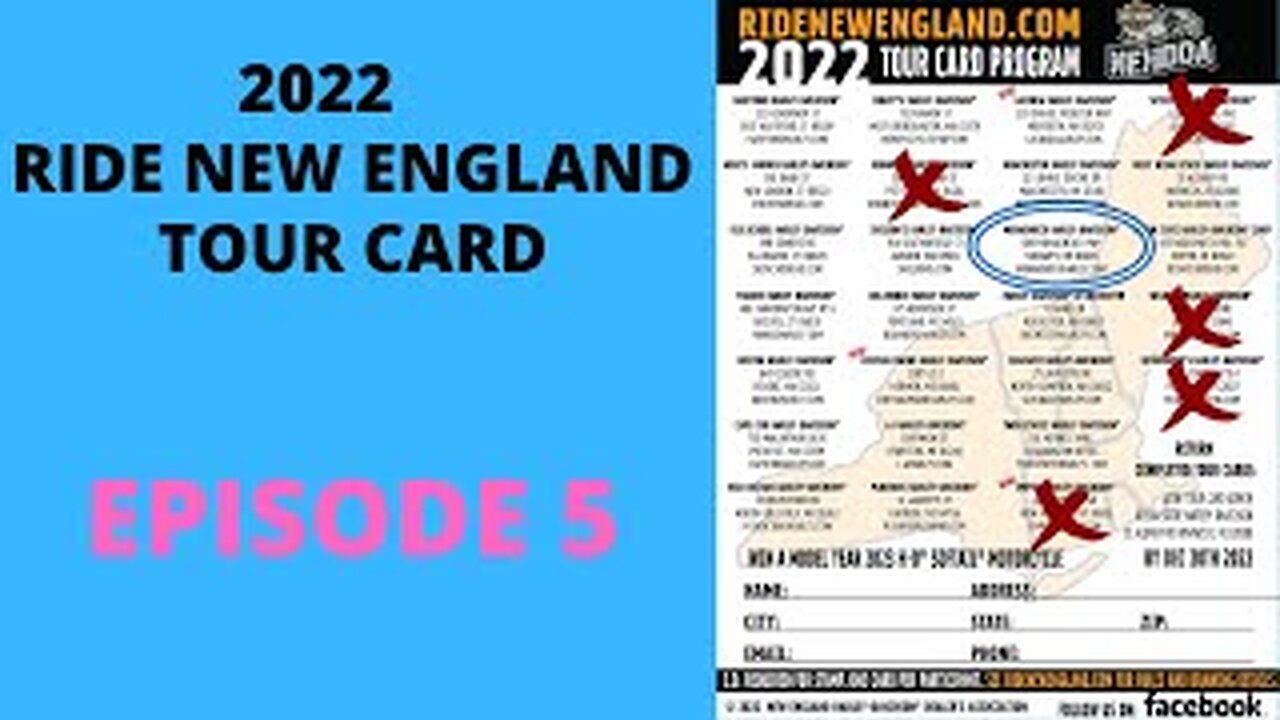 2022 RIDE NEW ENGLAND TOUR CARD- EPISODE 5