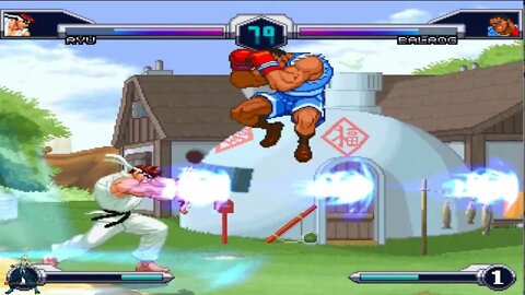 Dragon Ball VS Street Fighter 2 Play As Ryu/Evil Ryu