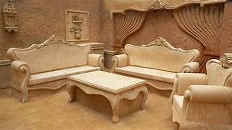 Build Most Modern Underground House with Private Underground Living Room King Room and Swimming Pool