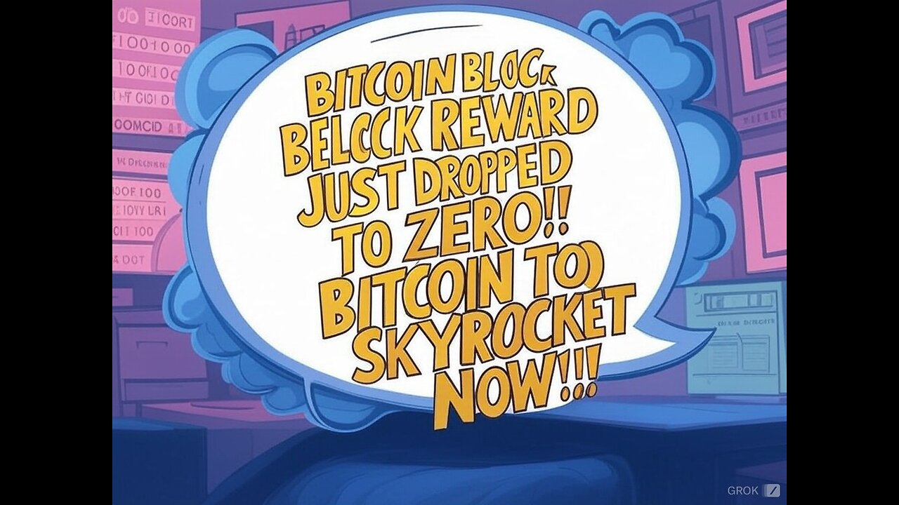 BITCOIN BLOCK REWARD JUST DROPPED TO ZERO!! BITCOIN TO SKYROCKET NOW!!